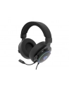 Genesis Neon 764 RGB czarne słuchawki nauszne | przewodowe | mikrofon ruchomy | czarne | 2.2 m | regulacja głośności | USB 2.0 - nr 12