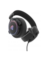 Genesis Neon 764 RGB czarne słuchawki nauszne | przewodowe | mikrofon ruchomy | czarne | 2.2 m | regulacja głośności | USB 2.0 - nr 13
