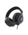 Genesis Neon 764 RGB czarne słuchawki nauszne | przewodowe | mikrofon ruchomy | czarne | 2.2 m | regulacja głośności | USB 2.0 - nr 14