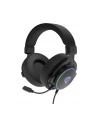 Genesis Neon 764 RGB czarne słuchawki nauszne | przewodowe | mikrofon ruchomy | czarne | 2.2 m | regulacja głośności | USB 2.0 - nr 15