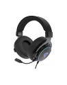 Genesis Neon 764 RGB czarne słuchawki nauszne | przewodowe | mikrofon ruchomy | czarne | 2.2 m | regulacja głośności | USB 2.0 - nr 8