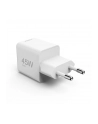 Hama Supermini 45W GaN PD/QC 1x USB-C biała ładowarka sieciowa | USB-C | Power Delivery/Quick Charge | 45W | biała - nr 13