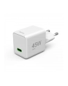 Hama Supermini 45W GaN PD/QC 1x USB-C biała ładowarka sieciowa | USB-C | Power Delivery/Quick Charge | 45W | biała - nr 4