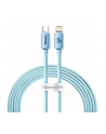 Baseus Crystal Shine USB-C do Lightning 20W, 2m (niebieski) Kabel USB do iP - nr 1