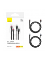Baseus Cafule USB-C - USB-C 100W, 2m, 2szt (czerwono-czarny, szaro-czarny) kabel USB-C - USB-C - nr 10