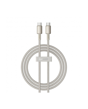 Baseus Tungsten Gold USB-C do USB-C, 100W, 1m (złoty) kabel USB-C - USB-C