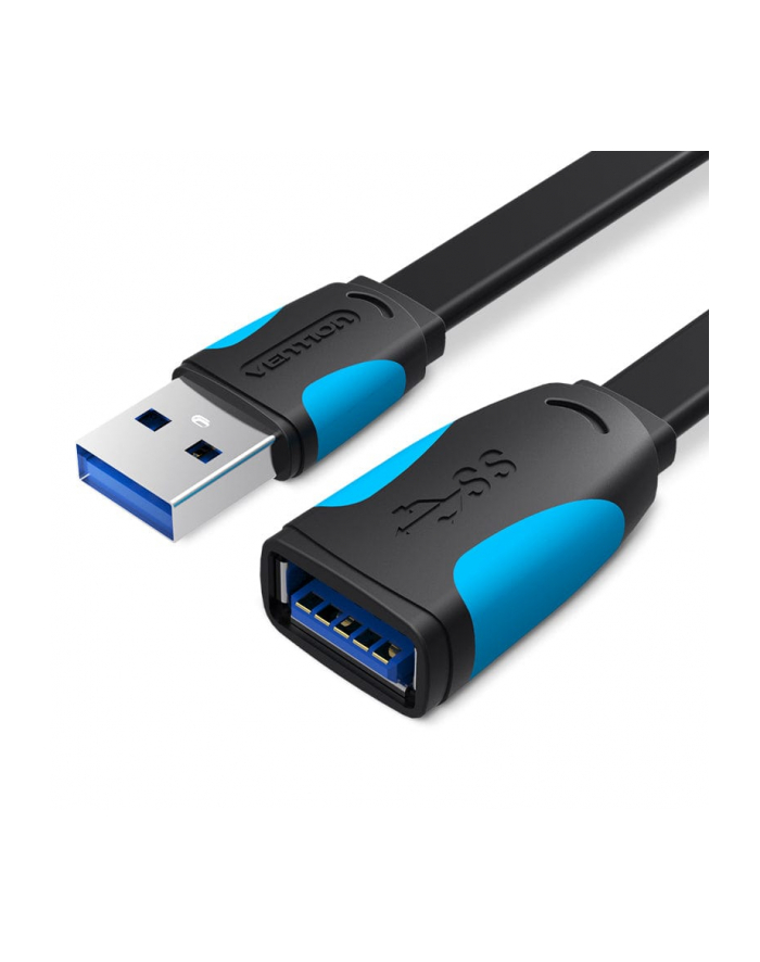 Vention Płaski USB 3.0, 2m Kabel przedłużający USB 3.0 główny