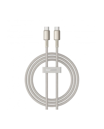 Baseus Tungsten Gold USB-C do USB-C, 100W, 1m (złoty) kabel USB-C - USB-C