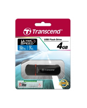 Transcend pamięć USB Jetflash 600 4GB Ultra Speed 200X  ( Odczyt 32MB/s ) nr 1