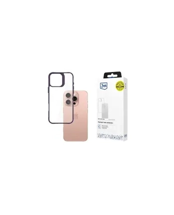3mk Satin Armor Case+ do Apple iPhone 16 Pro fioletowy
