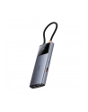 Baseus Metal Gleam 2 Series 6w1, USB-C do 2x USB 3.0 + USB-C + HDMI + USB-C PD + Ethernet RJ45 - nr 1