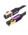 Vention Płaski UTP Cat.7 RJ45 Ethernet 3m czarny Kabel sieciowy UTP Cat.7 - nr 4