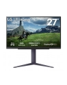 Monitor 27'' 27GS85Q-B QHD UltraGear IPS 180 Hz (O/C 200Hz), 1ms, 400cd, HDMI, DP, USB, Pivot, HAS - nr 25