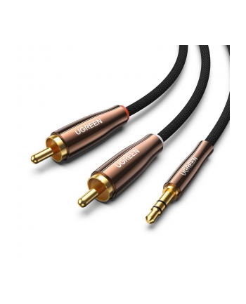 Ugreen AV170 Kabel 2x RCA (Cinch) jack 3.5mm, 1m czarny
