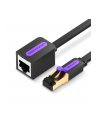 Vention Płaski przedłużacz Cat.7 RJ45 Ethernet 3m czarny Przedłużacz kabla sieciowego Cat.7 - nr 1
