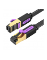 Vention Płaski UTP Cat.7 RJ45 Ethernet 3m czarny Kabel sieciowy UTP Cat.7 - nr 4