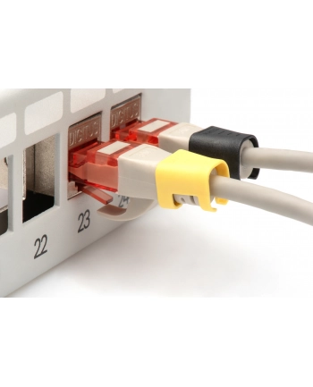Klips na wtyk RJ45 DIGITUS mix kolorów (po 20 szt. zielony, czerwony, niebieski, żółty, czarny) nr 1
