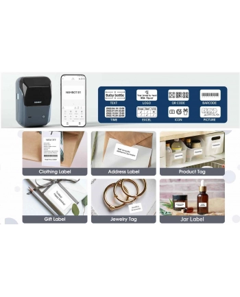Niimbot Smart B1 Drukarka Etykiet (1AC12202005) nr 1
