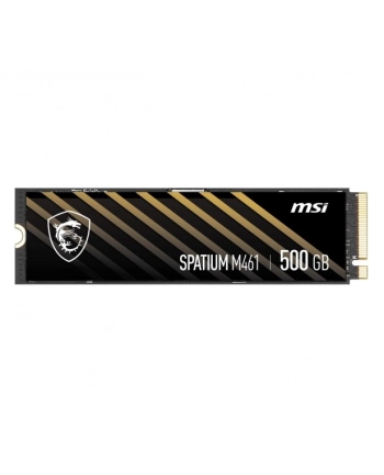 Dysk SSD MSI SPATIUM M461 500GB PCIe 4.0 NVMe M.2 2280 (4700/1700 MB/s) 3D NAND nr 1