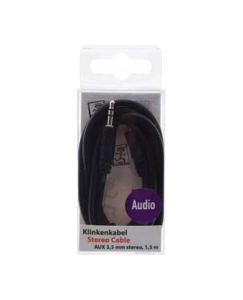 2Go Kabel Jack 3.5mm - Jack 3.5mm 1.5m czarny (351021)