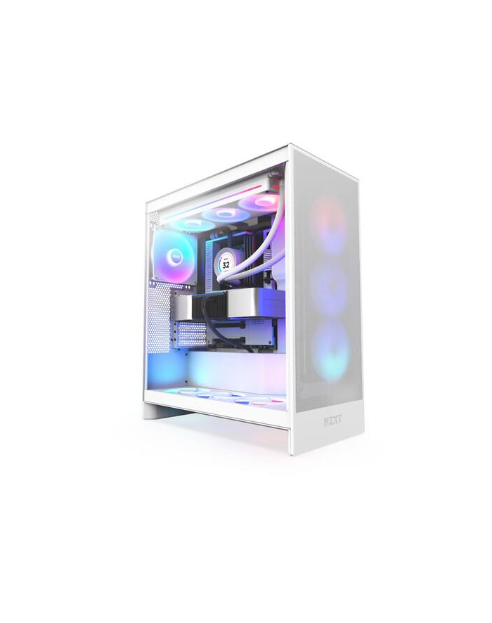 Obudowa NZXT H7 Flow RGB (2024) Midi Tower z oknem Biała główny