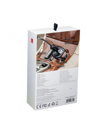 Transmiter FM Bluetooth Baseus S-09 CCMT000301 z ładowarką USB 3.4A nr 1