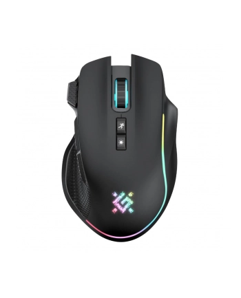 Mysz bezprzewodowa Defender THUND-ER GM-213 optyczna 1600dpi czarna RGB AKUMULATOR 8 przycisków Gaming nr 1