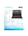 Notebook Asus TUF Gaming A15 FA507NUR-LP005 15,6''FHD/Ryzen 7 7435HS/16GB/SSD512GB/RTX4050-6GB/ Grey - nr 8