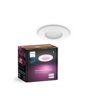 PHILIPS HUE White and color ambiance Wąska oprawa podtynkowa 90mm biały (929003712101)