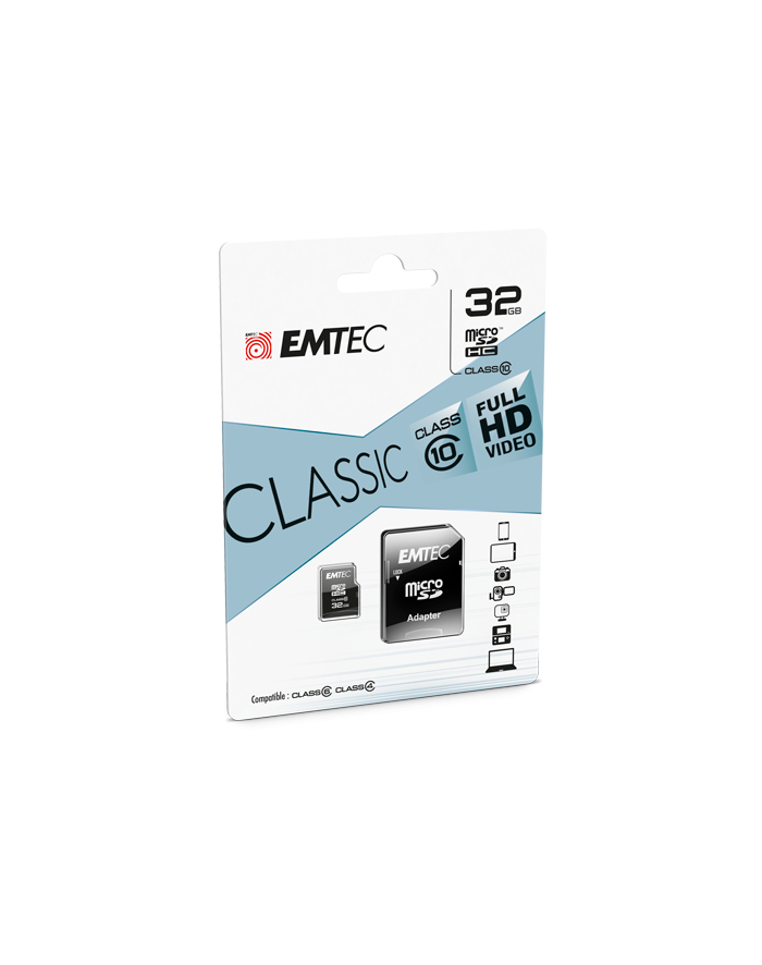 Emtec Karta Pamięć Flash 32 Gb Microsd Klasa 10 (ECMSDM32GHC10CG) główny