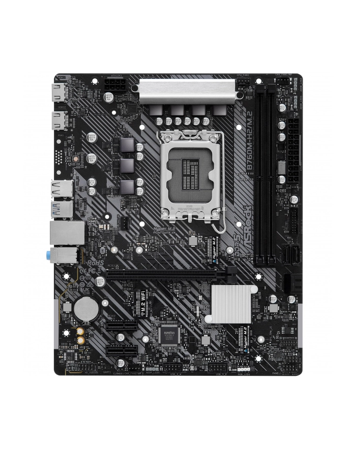 ASRock B760M-H2/M.2 Socket 1700 | Chipset Intel B760 | DDR5 | główny