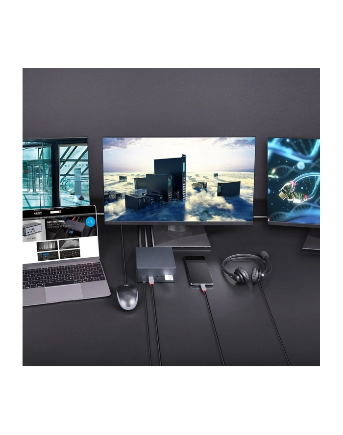Lindy Stacja/replikator DST-Pro 101 USB-C (43378) główny