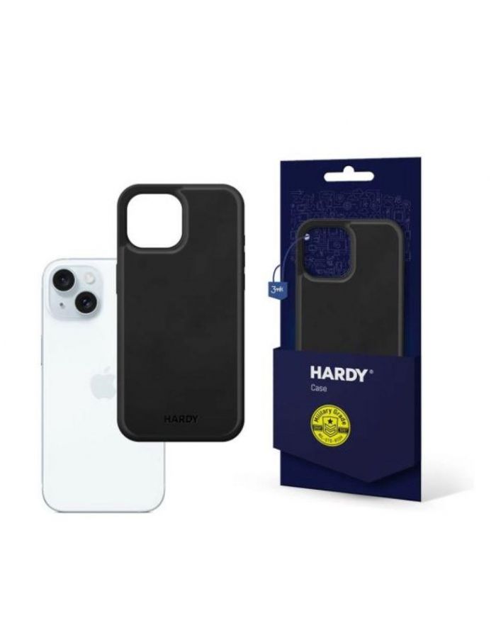 3mk pczerwonyection Etui na Apple iPhone 15 - 3mk Hardy Apple Silky Leather MagCase główny