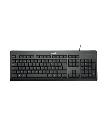 wortmann ag TERRA Keyboard 1500 Corded [FR] USB Kolor: CZARNY/noir Copilot AZERTY, 105 Tasten, kabelgebunden, 1,80m
