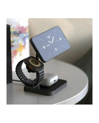 ZENS Office Charger Pro 3 - ładowarka bezprzewodowa Qi2 25W do trzech urządzeń kompatybilna z MagSafe (ZEDC25B/00)