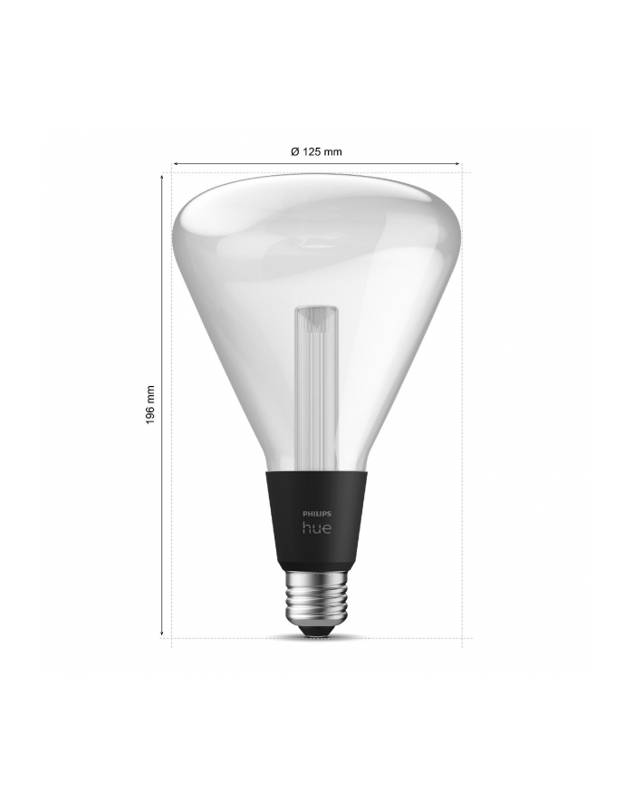 PHILIPS HUE Lightguide Żarówka Inteligentna, trójkątna E27 (929003151402) główny