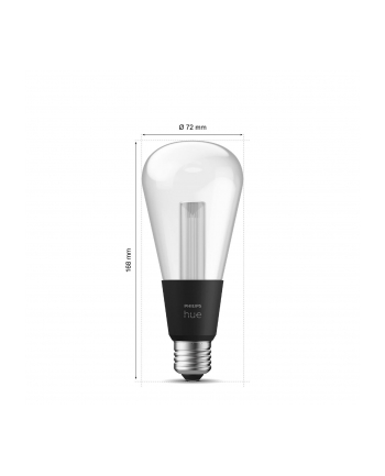 PHILIPS HUE Lightguide White and color Ambiance ST72 E27 (929003151501)