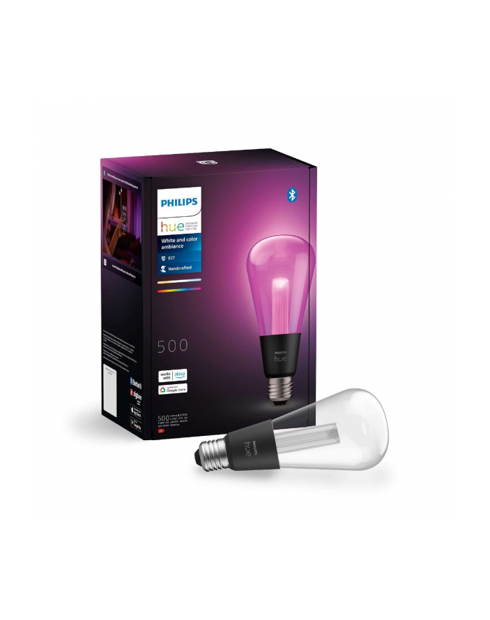 PHILIPS HUE Lightguide White and color Ambiance ST72 E27 (929003151501) główny