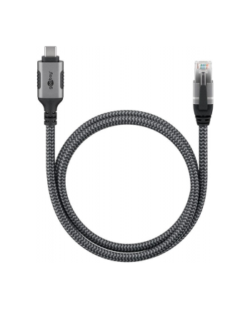 goobay Ethernet-Kabel USB-C™ 3.1 auf RJ45, 1,5 m USB-C 3.1 auf RJ45 CAT6 FTP 0150 Adapterkabel 1,5m