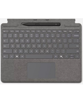 microsoft Surface Pro Keyboard [D-E] Platin + Slim Pen 2 Schwarz mit Copilot Button/nur solange der Vorrat reicht