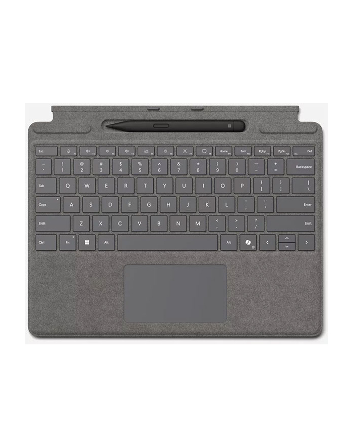 microsoft Surface Pro Keyboard [D-E] Platin + Slim Pen 2 Schwarz mit Copilot Button/nur solange der Vorrat reicht główny