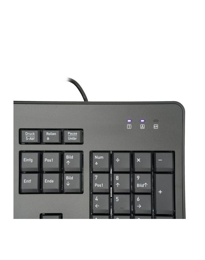 wortmann ag TERRA Keyboard 1500 Corded [D-E] USB Kolor: CZARNY Copilot QWERTZ, 105 Tasten, kabelgebunden, 1,80m główny