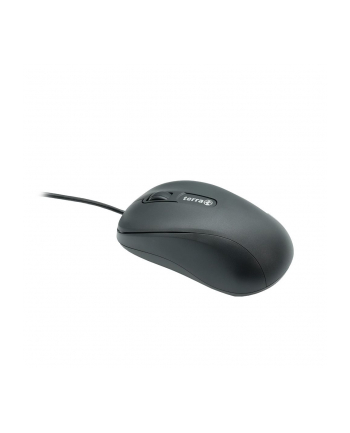 wortmann ag TERRA Mouse 1500 Corded USB Kolor: CZARNY 3-Tasten, symmetrisch, kabelgebunden, 1,80m