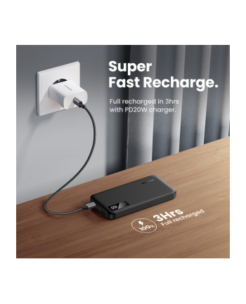 UGREEN 10000mAh Two-way Fast Charging Powerbank Black