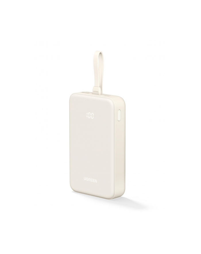UGREEN 20000mAh Power Bank with Built-in Cable Kolor: BIAŁY główny