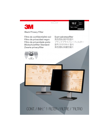 3M PF195W1B Privacy Filter for 19,5  16:10 Monitor Widescreen nr 2