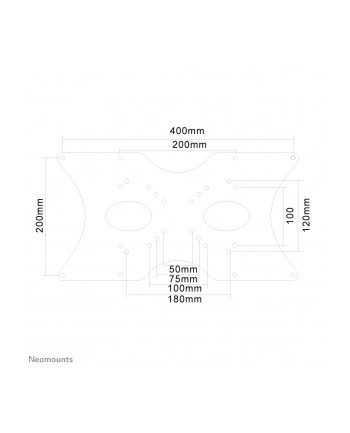 neomounts Płyta do montażu w uchwycie FPMA-VESA400 ADAPTER 100X100-400X200 nr 2