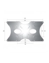neomounts Płyta do montażu w uchwycie FPMA-VESA400 ADAPTER 100X100-400X200 - nr 5