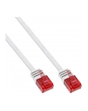 InLine Flat patch cord UTP Cat.6 5m White (71605W) - nr 6