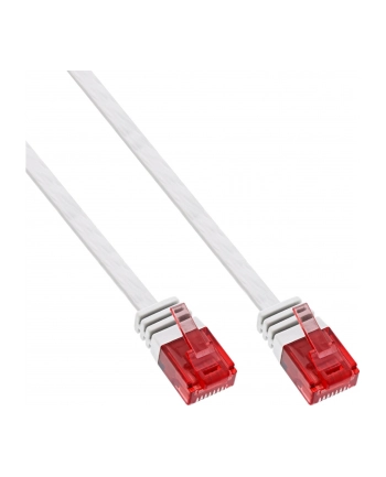 InLine Flat patch cord UTP Cat.6 5m White (71605W) nr 1